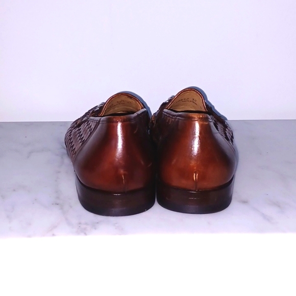 Bottega Veneta style MAUS & HOFFMAN Woven Bit Slip-Ons. Size 12 - Picture 6 of 7